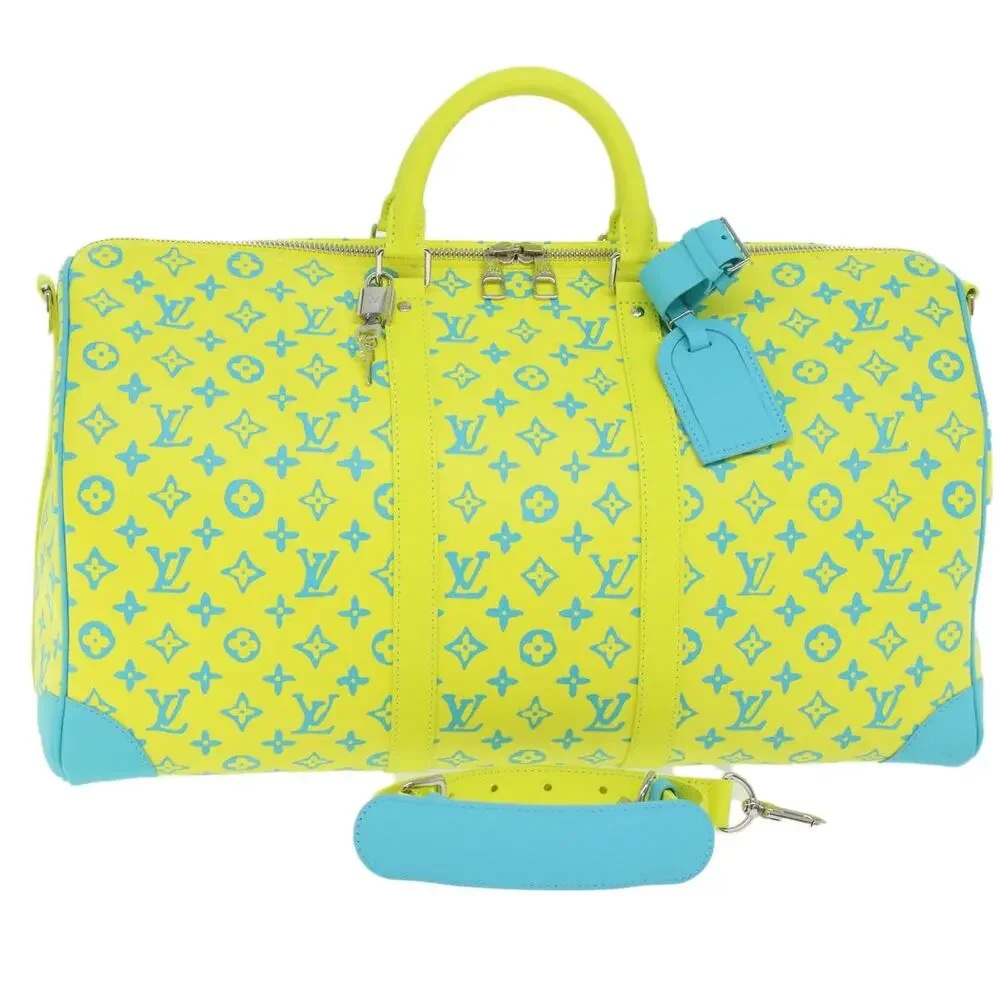 LOUIS VUITTON Monogram Neon Color Keepall Bandouliere 50 Bag M21869